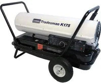 LB White Tradesman K175 Portable Forced Air Heater kerosene #1 or #2 175,000 BTU