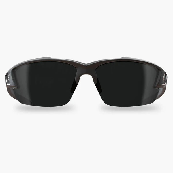 Edge Khor G2 Safety Glasses - Black Frame/Smoke Lens