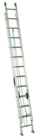 LOUISVILLE LADDER 16-40-FOOT ALUMINUM EXTENSION LADDER, TYPE II, 225-POUND LOAD CAPACITY, AE42XXPG