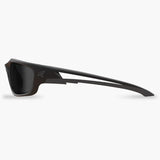 Edge Kazbek XL Safety Glasses - Black Frame/Polarized Smoke Lens