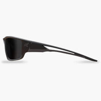 Edge Kazbek Z87+ Safety Glasses - Black Frame/Polarized Smoke Lens