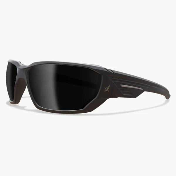 Edge Dawson Z87+ Rated Safety Glasses Black Frame/ Polarized Smoke Lens