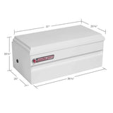 WeatherGuard Model 645 - 3 - 01 All - Purpose Chest, White Steel, Compact, 6.0 cu ft - American Ladders & Scaffolds