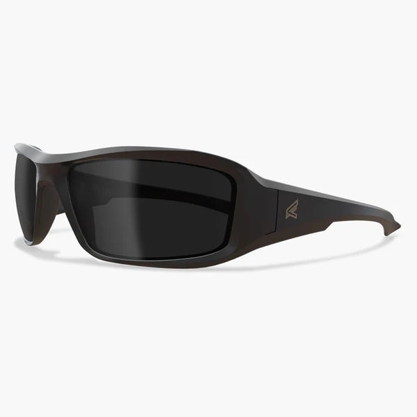 Edge Brazeau Safety Sunglasses - Black Frame/ Smoke Lens
