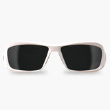 Edge Brazeau Safety Sunglasses - White Frame/ Smoke Lens