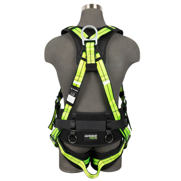 Safewaze PRO+ Construction Harness: 3D, QC Chest, TB Legs, TB Torso ...