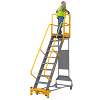 Cotterman Workmaster Rolling Ladder - Steel - CALL FOR PRICING