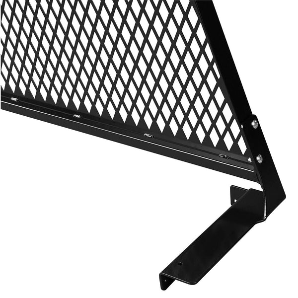 15+ Compact GM Cab Protector Mounting Kit - Steel, Gloss Black Finish - American Ladders & Scaffolds