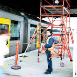 16′ - 4 27/32″ (5 M) Fiberglass tower kit (0.7 M wide) - American Ladders & Scaffolds