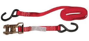 16' Ratchet Strap Red S Hook - American Ladders & Scaffolds