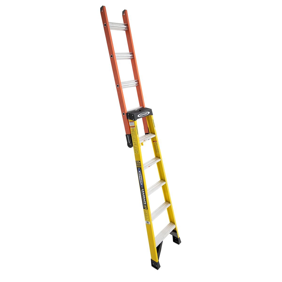 3 Step 39" Height Bed Ladder - 330lbs Capacity, Carbon Steel, Wall Mount For Lofts, RVs, Dorms