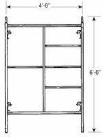 6' X 4' Light Duty Scaffold Frame - American Ladders & Scaffolds