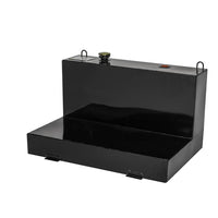 85 Gallon Black Low - Profile L - Shaped Steel Liquid Transfer Tank for Trucks - American Ladders & Scaffolds