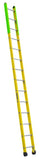 LOUISVILLE LADDER FIBERGLASS MANHOLE LADDER, TYPE IAA, 375-POUND LOAD CAPACITY,