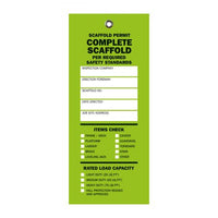 Complete Scaffold Tag (Green)