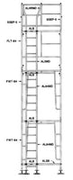 Access Ladder Hand Rails (Pair) - American Ladders & Scaffolds