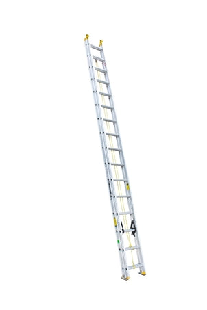 LOUISVILLE LADDER 32-FOOT ALUMINUM MULTI-SECTION EXTENSION LADDER, TYPE I, 250-POUND LOAD CAPACITY, AE3232