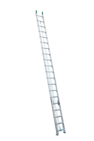 LOUISVILLE LADDER 40-FOOT ALUMINUM EXTENSION LADDER, TYPE II, 225-POUND LOAD CAPACITY, AE4240PG