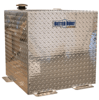 Aluminum Transfer Tank, 50 Gallon, Square, Brite Aluminum - American Ladders & Scaffolds