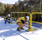 American Ladders & Scaffolds.10' Yellow Guardrail