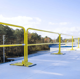 American Ladders & Scaffolds.10' Yellow Guardrail