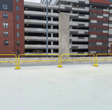 American Ladders & Scaffolds.10' Yellow Guardrail