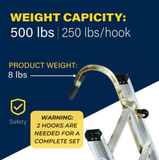 American Ladders & Scaffolds.Rolling Ridge Hook for Ladder