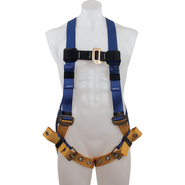 BaseWear Standard Harness, Tongue Buckle Legs, Quick Connect Chest (XXL) - American Ladders & Scaffolds