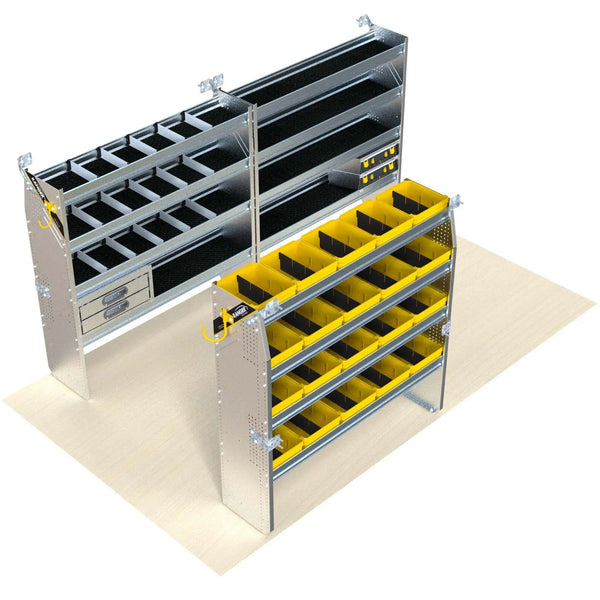 Box Truck/ Enclosed Trailer Aluminum Shelving Package – BTL - 27 - American Ladders & Scaffolds