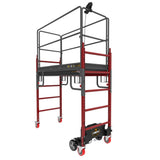 Complete motorized BuildMan® 6′ Baker scaffold kit - American Ladders & Scaffolds