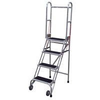 Cotterman StocknStore Rolling Ladder - Aluminum CALL FOR PRICING - American Ladders & Scaffolds