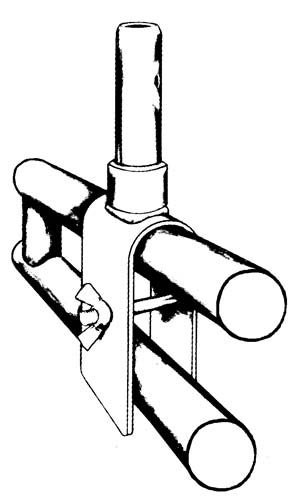 Ladder Racking Base Plate Curved Base Plate | American Ladders & Scaffolds