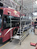 American Ladders & Scaffolds - Custom Bus and Train Maintenance Scaffolds