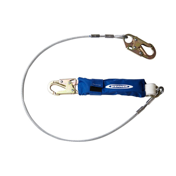 DeCoil Lanyard (Cable, Snaphooks) - 6' - American Ladders & Scaffolds