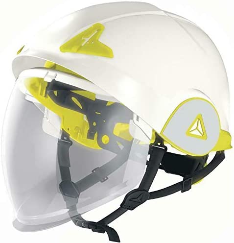 flash motorcycle helmet Delta Plus Onyx Twin Shell Safety Helmet Hard Hat Integral Visor ARC Flash