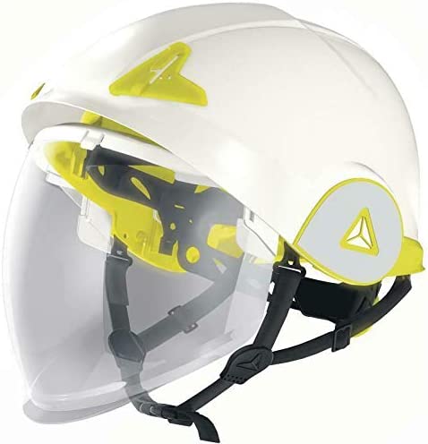 Delta Plus Onyx Twin Shell Safety Helmet Hard Hat Integral Visor ARC Flash - American Ladders & Scaffolds