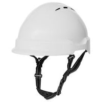 Delta Plus WEL22101WH Americana Vented Safety Helmet TYPE 2 - Ratchet Suspension - White - American Ladders & Scaffolds