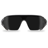 Edge Taven Safety Glasses - Black Frame with Gray TPR/ Vapor Shield Smoke Lenses - American Ladders & Scaffolds