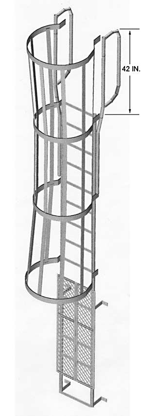 Fixed Steel Access Ladder CALL or EMAIL FOR PRICING - American