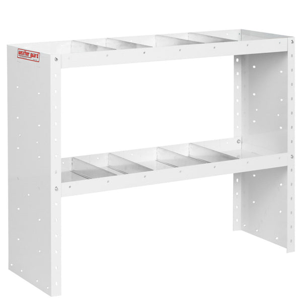 Heavy Duty Adjustable 2 Shelf Unit, 42 in x 34 in x 13 - 1/2 in - American Ladders & Scaffolds