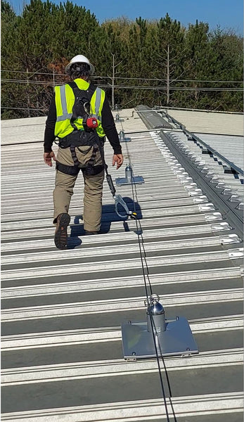 Horizontal Roof Lifeline Systems - American Ladders & Scaffolds