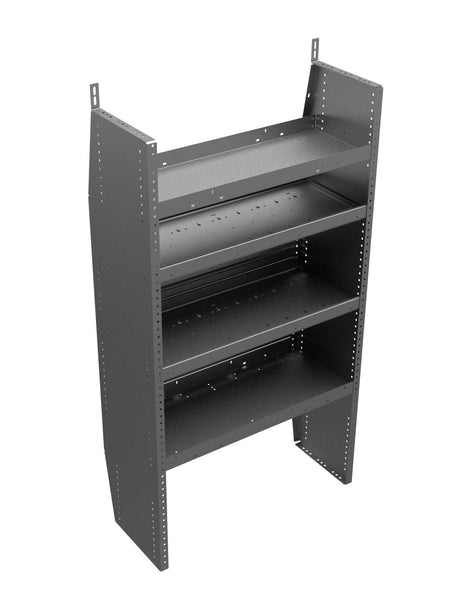 Hybrid 4 - Shelf Unit, 32w x 59h x 14d, Gray - American Ladders & Scaffolds