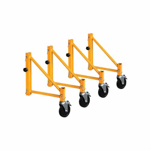 Jobsite Set of 14" Outriggers With Casters - American Ladders & Scaffolds