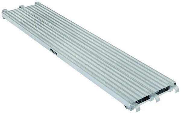 LOUISVILLE LADDER 10'L x 19"W ALUMINIUM SCAFF - A - DECK,, 50 PSF LOAD CAPACITY, PD9210 - American Ladders & Scaffolds