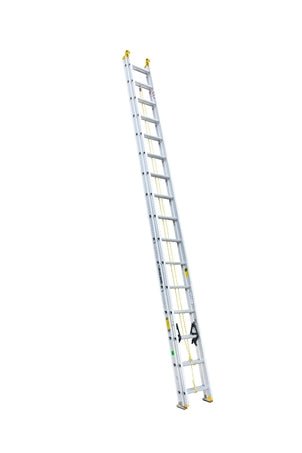 LOUISVILLE LADDER 16-40-FOOT ALUMINUM MULTI-SECTION EXTENSION LADDER ...