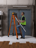 LOUISVILLE LADDER 4 - FOOT FIBERGLASS STEP LADDER, TYPE IAA, 375 - POUND LOAD CAPACITY, FS14XXHD - American Ladders & Scaffolds