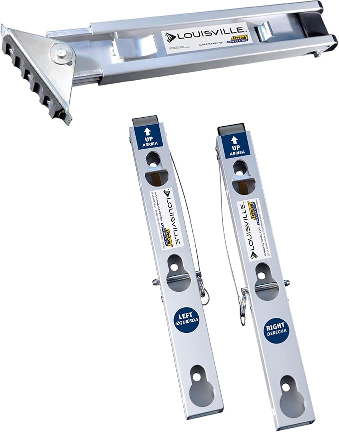 Louisville Ladder Levelok Ladder Leveler Kit, 1 Levelok and 2 Base ...