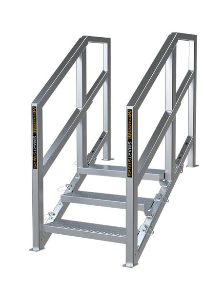 Metaltech Telescopic Aluminum Modular Construction Stair System CALL FOR PRICING - American Ladders & Scaffolds