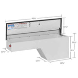 Model 162 - 3 - 01 Pork Chop Box, Steel, Driver Side, 3.4 cu ft - American Ladders & Scaffolds