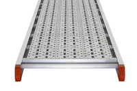 LOUISVILLE LADDER 12'L X 12"W ALUMINIUM SCAFFOLD PLANK, 500-POUND LOAD CAPACITY, P21212